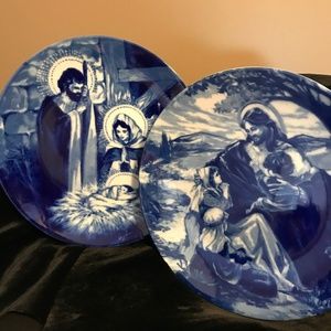 Four Collectible Avon Plates 1991-1994